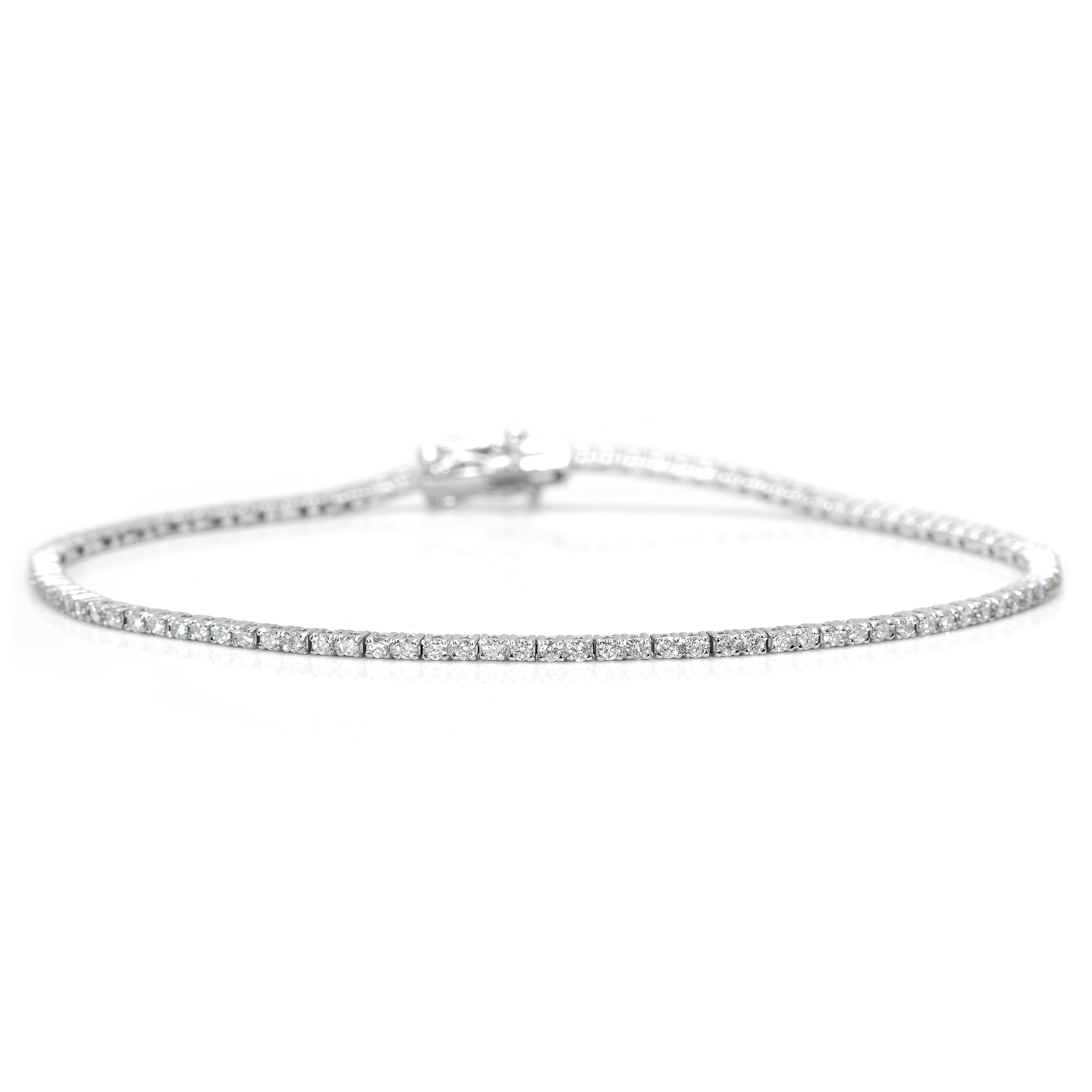 Armband aus weißgold 18K  mit diamanten de 0.93ct BRADIA001