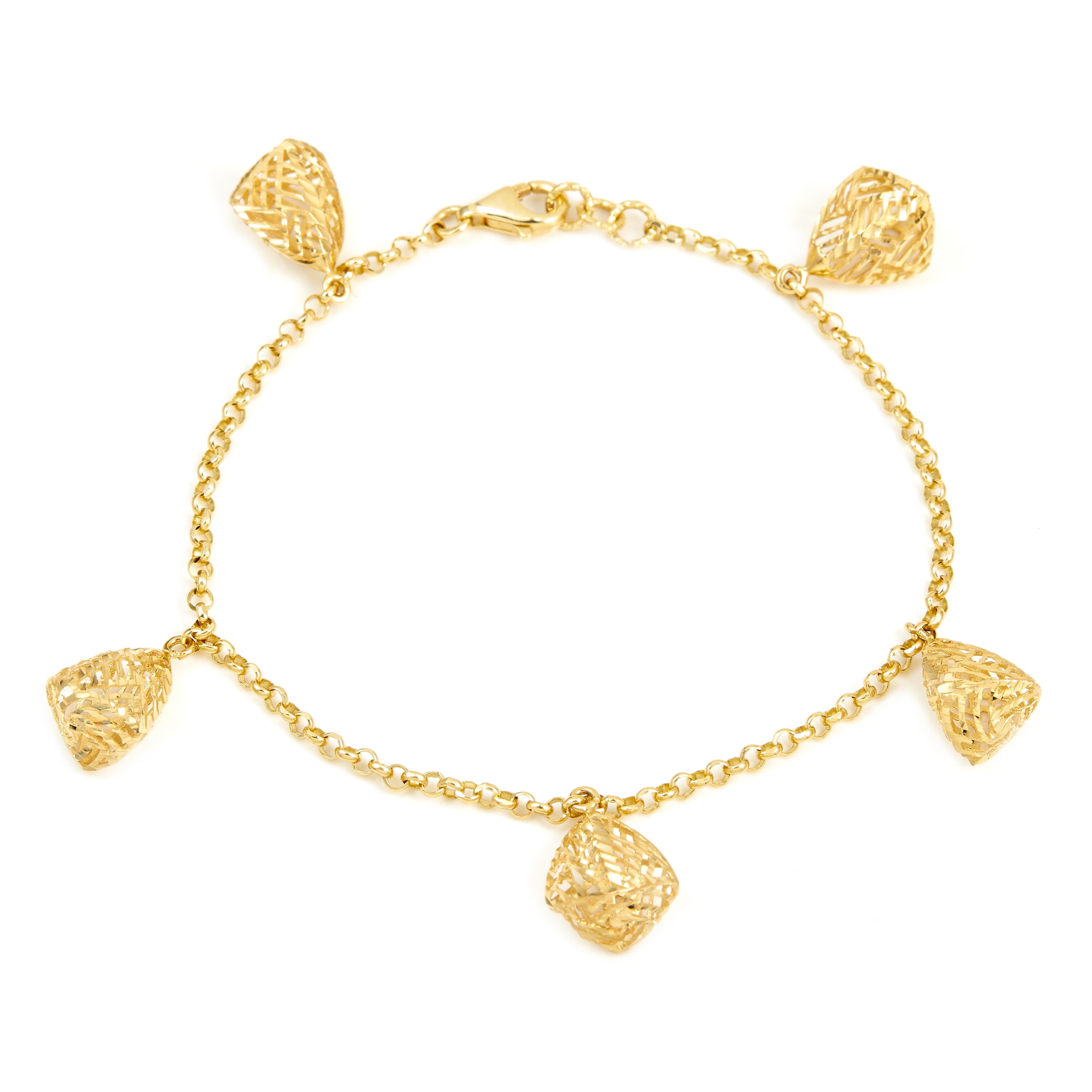 Armband aus gelbgold 14K BRA014